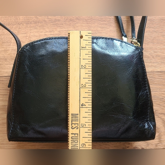 HOBO Black Soft Leather Evella Crossbody Bag - Picture 13 of 13